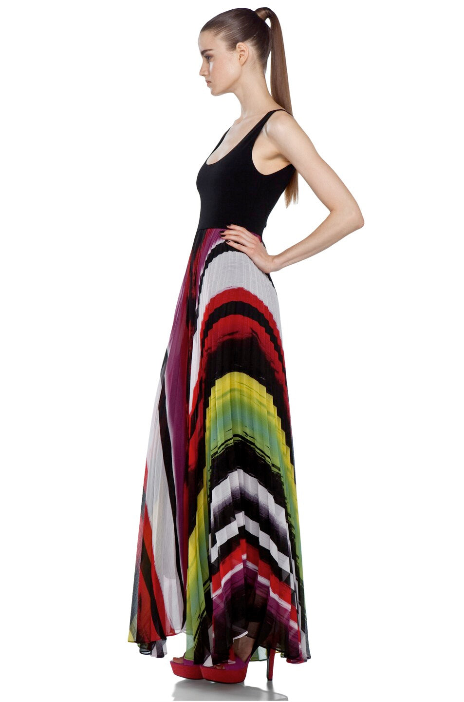 RARE Alice + Olivia Colbie Maxi Tank Dress